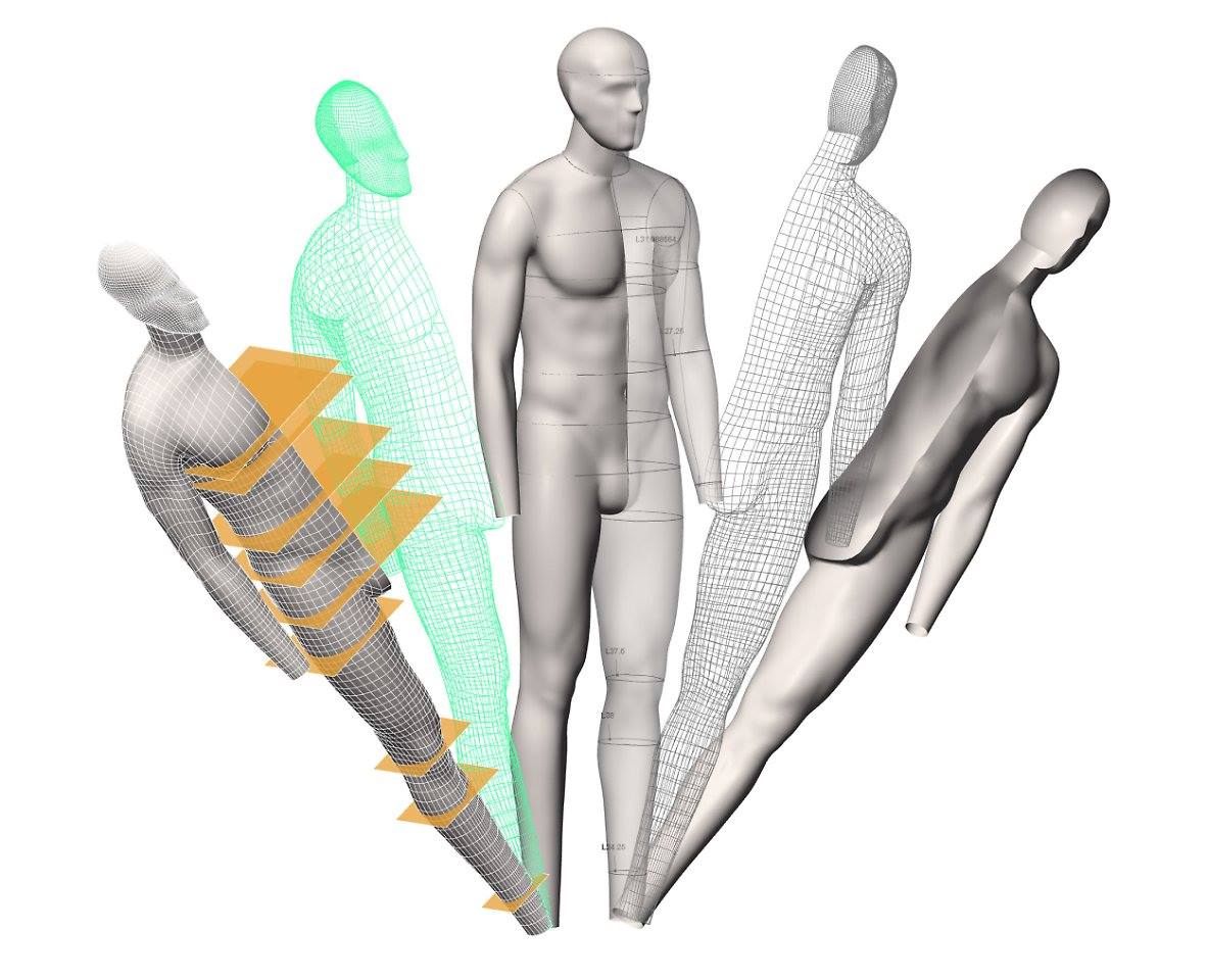 egyedi szabásminták készítése 3D avatar